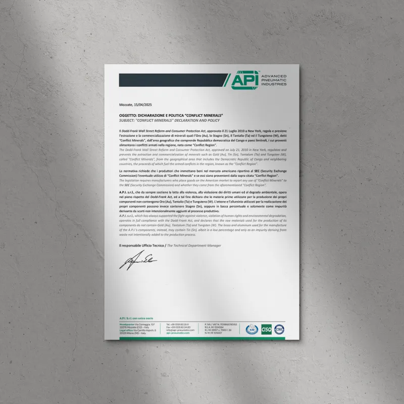 CONFLICT MINERALS DECLARATION